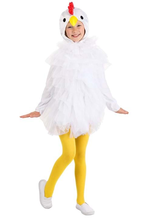 Child White Chicken Costume Main