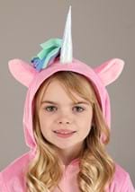 Girl's Pink Glitter Unicorn Costume ALt 2