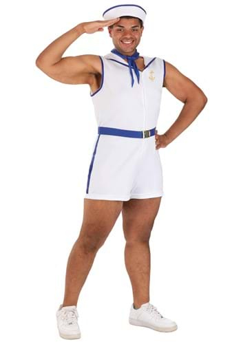 Sunbathing Sailor Plus Size Costume