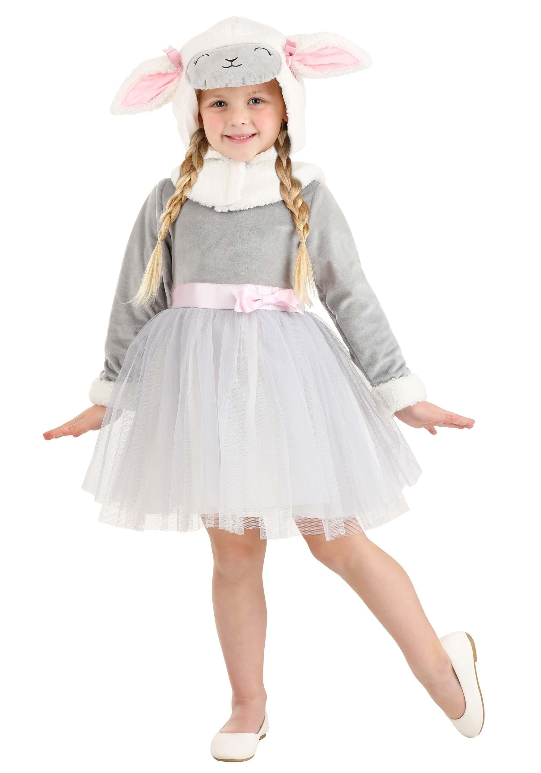 Tutu Sheep Costume For Toddlers