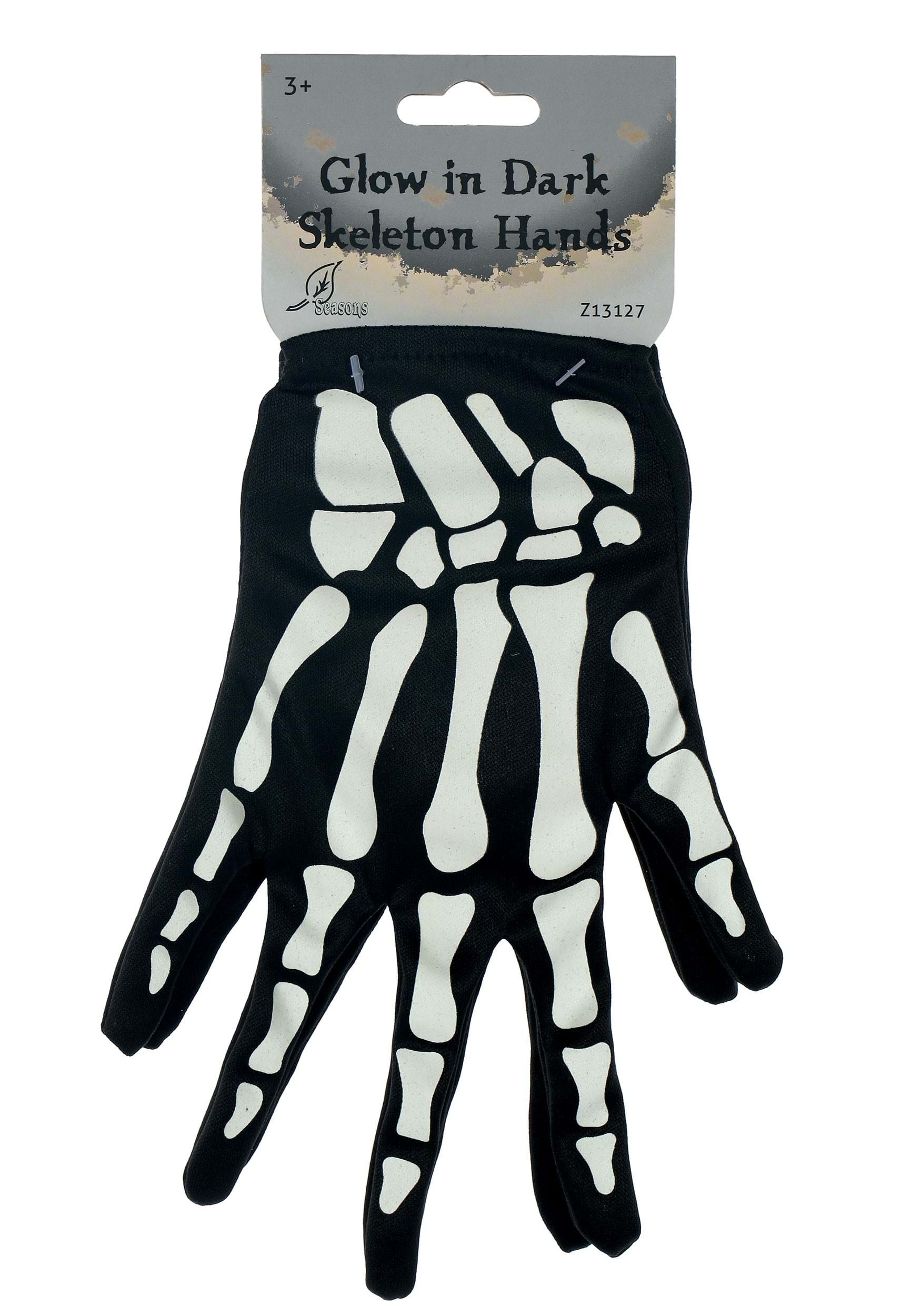 Seasons Ltd HK Glow in The Dark Skeleton Gloves Standard 