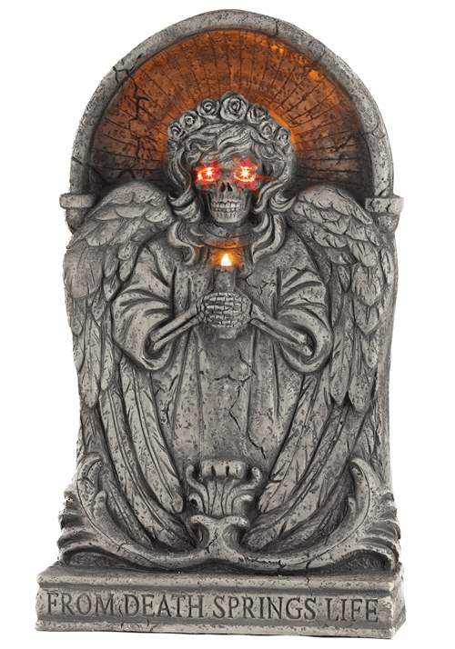 25 Seasonal Visions International Death Springs Life Light Up Death Springs Life Light Up Tombstone Decoration Alt 2
