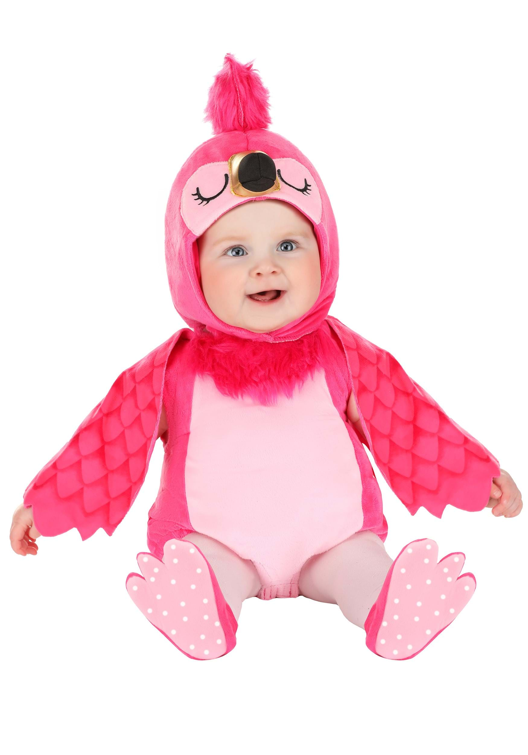 Petite Flamingo Infant Costume , Infant Bird Costumes