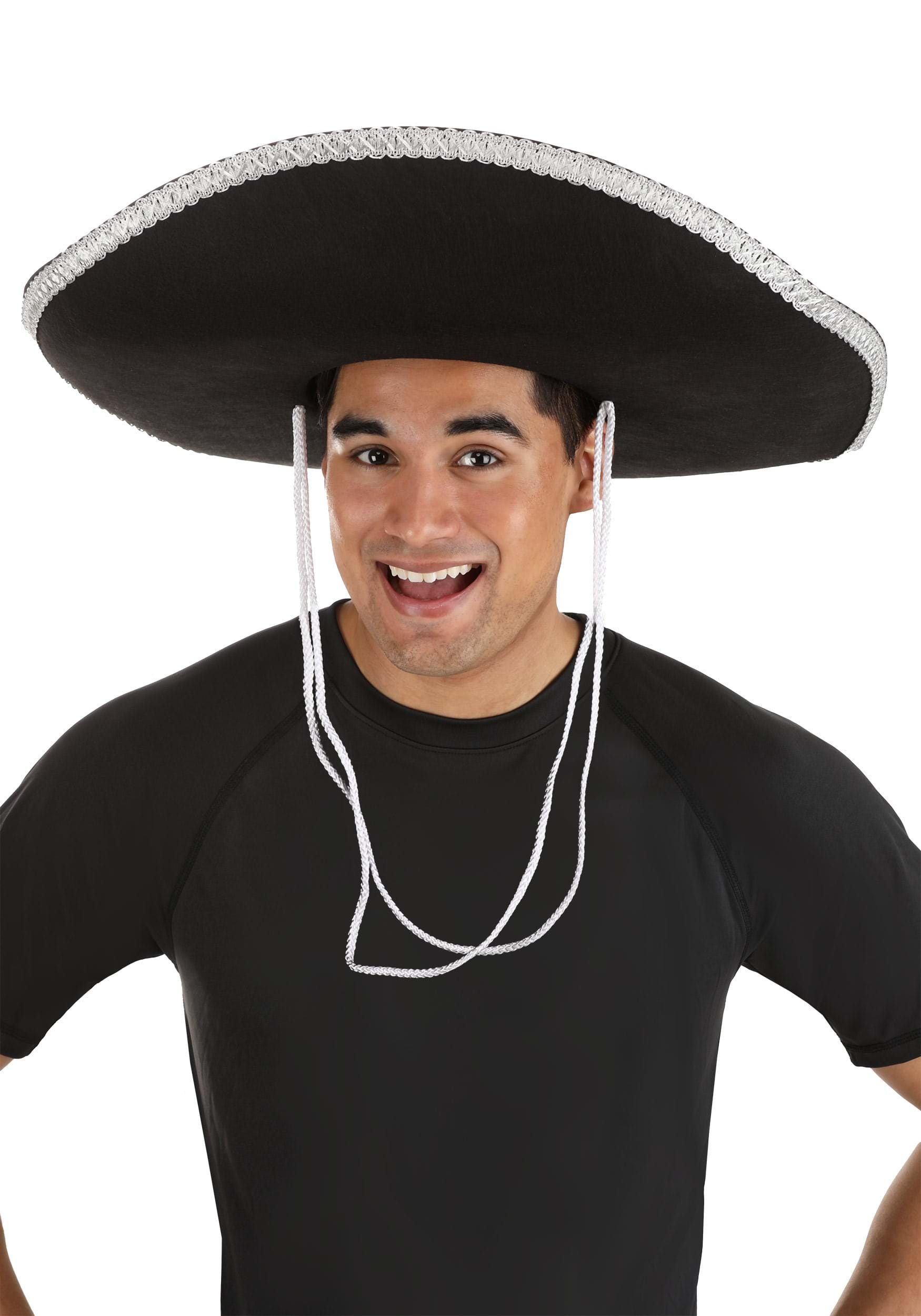 Exclusive Adult Mariachi Sombrero Hat , Costume Hats