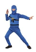 Kids Blue Ninja Master Costume Alt 1