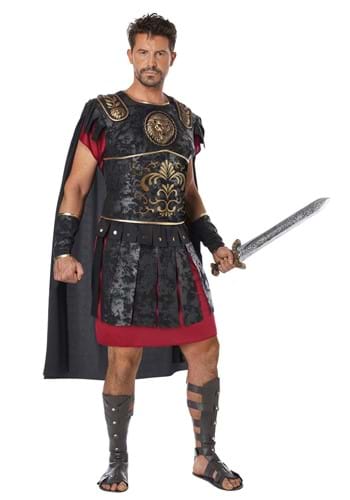 Mens Plus Size Roman Warrior Costume