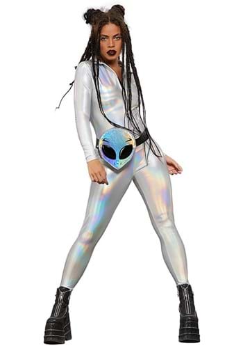 Womens Holographic Catsuit
