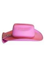 Child Pink Sparkle Cowboy Hat & Bandana Set Alt 1