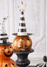 18" LED Jack O Lantern w/ Black & White Hat Alt 3