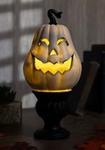 Light Up White Pedestal Pumpkin Alt 1