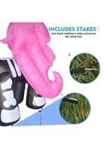 6' Inflatable Skeleton Unicorn Alt 2