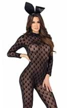 Playboy Women's Sheer Bunny Bodysuit