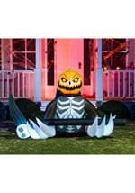 4 Foot Tall Pumpkin Reaper Inflatable Decoration Alt 2