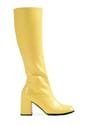 Women's Plus Size Yellow Opaque Stockings