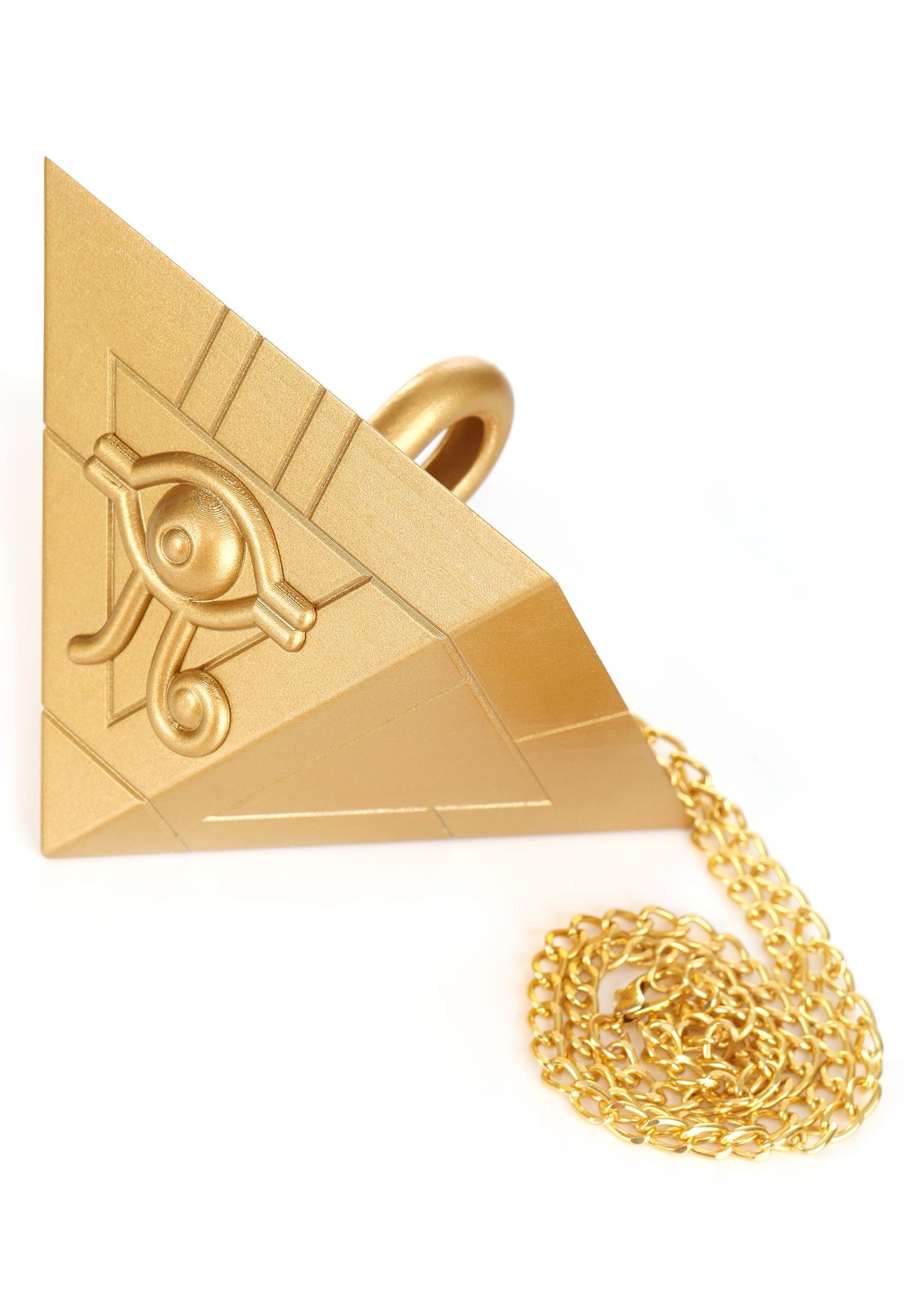 Yu Gi Oh Millennium Puzzle Gold Costume Necklace Accessory