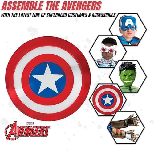 12 Captain America Shield For Kids Costume Accessories