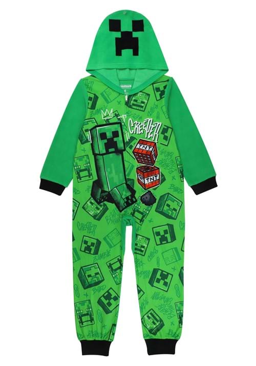 Boy's Minecraft Creeper TNT Blanket Sleeper