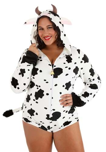 Plus Size Cow Costume Romper