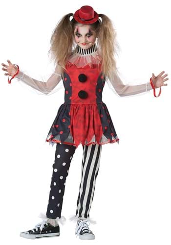 Kid's Creepy Vintage Clown Costume