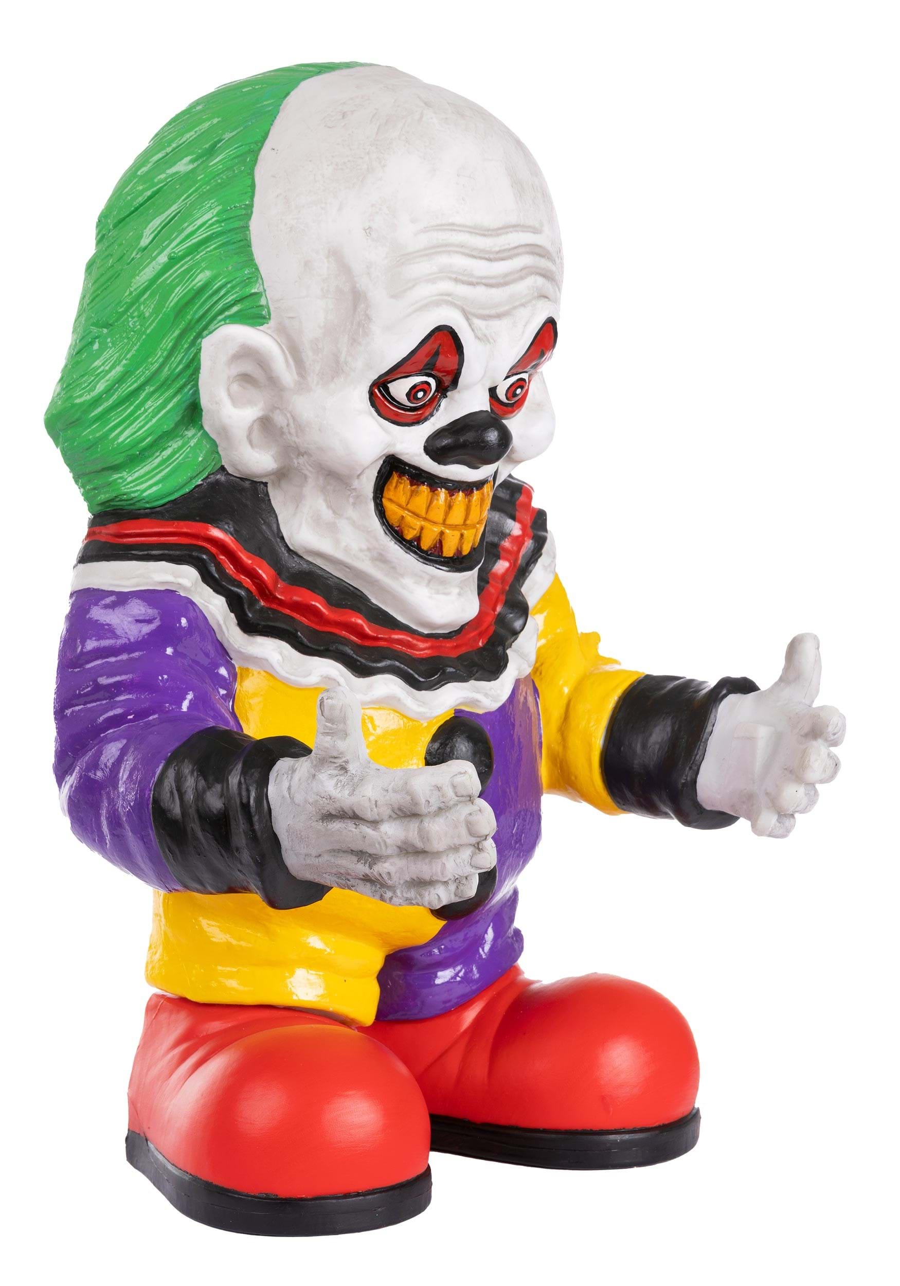 Scary Clown Treat Bowl Decoration , Scary Clown Decorations