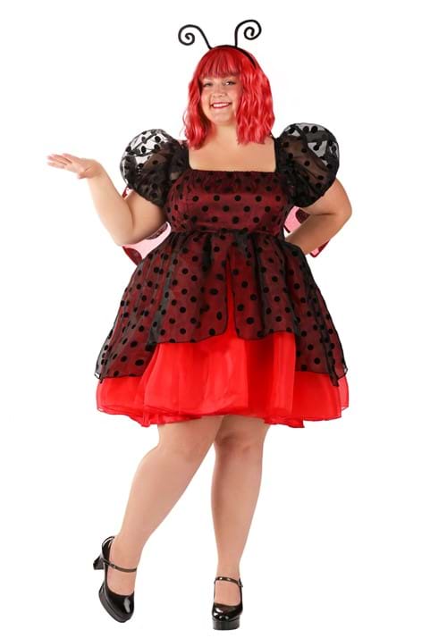 Plus Size Women's Ladybug Costume Dress