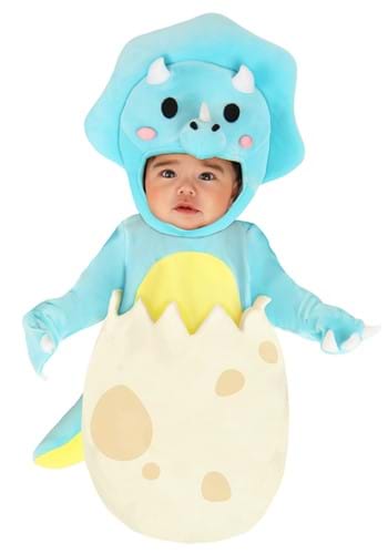 Infant Tiny Triceratops Dino Costume Bunting