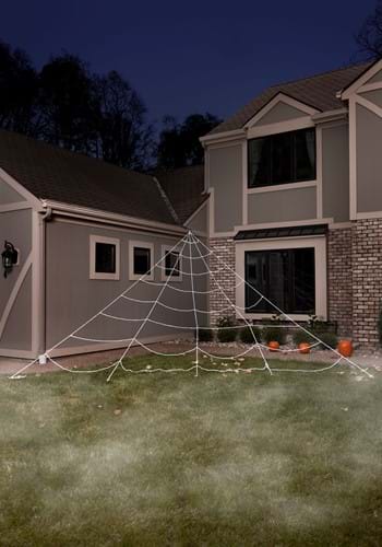 Giant Spider Web Outdoor Halloween Decoration