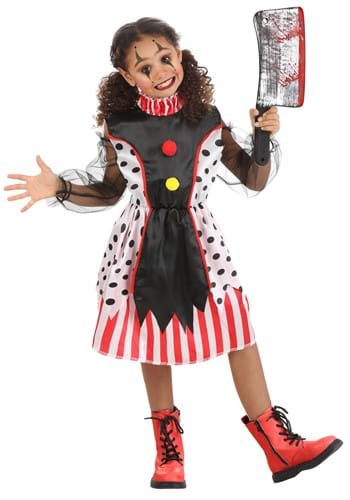 Kids Lil Miss Clown Costume