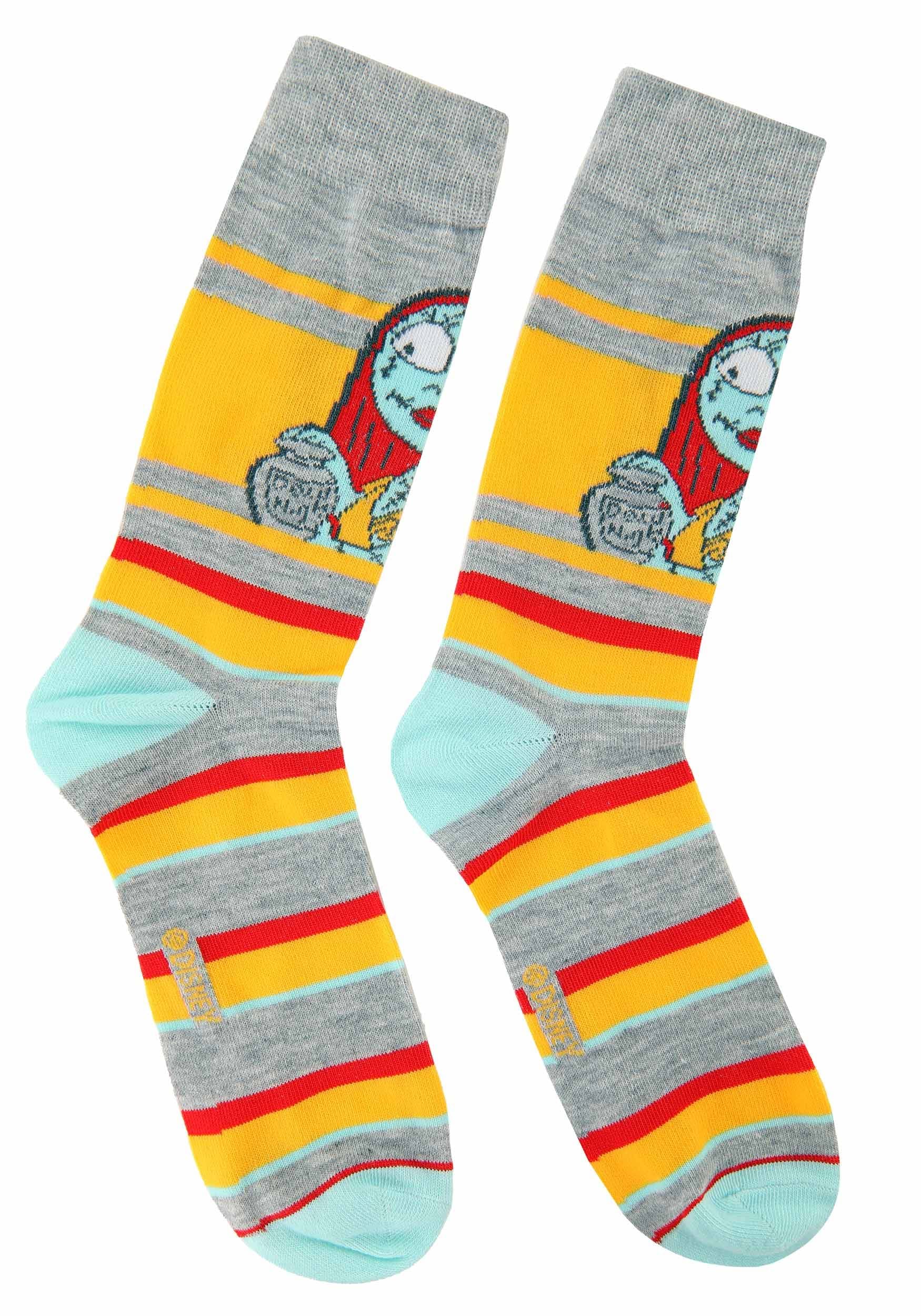 Adult Jack And Sally 3 Pair Casual Socks Pack