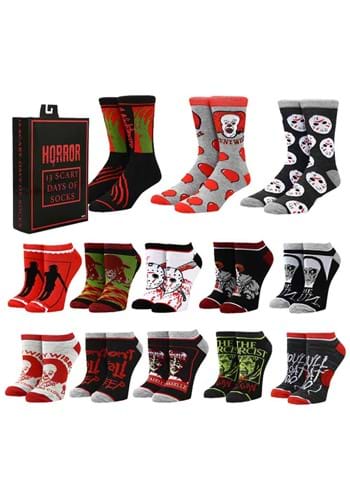 13 Days of Scary Socks Horror Icons Box Set