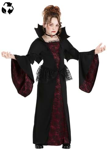 Girls Royal Vampire Sustainable Materials Costume