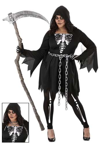 Plus Sized Death Costume Dress 