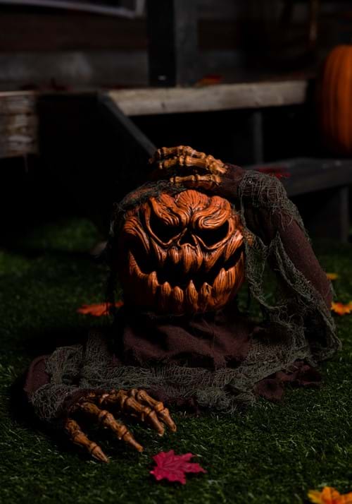 Animated Head Popping Pumpkin Ground Breaker Decoration