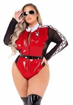 Plus Size Women's Playboy Race Car Driver Costume