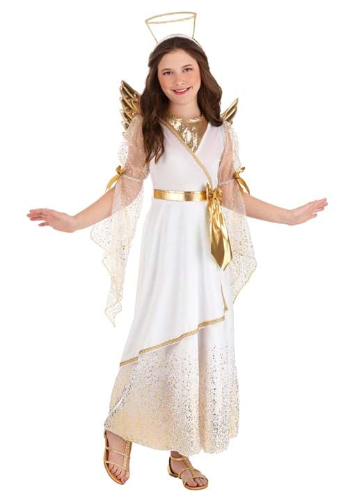 Girls Golden Angel Costume