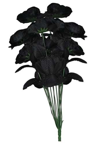 Dozen Black Roses Bouquet