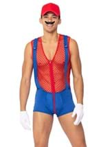 Men's Red Super Plumber Bro Costume