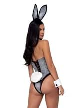 Playboy Women's Black and Silver Rhinestone Bunny Costume