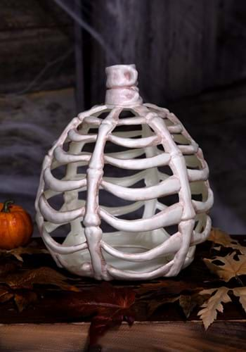 11 Inch Pumpkin Bones Decoration