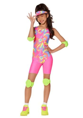 Girls Roller Blade Barbie Costume