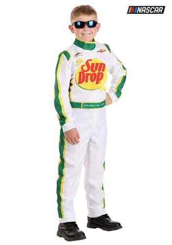 Kids Dale Earnhardt Jr Sundrop Uniform NASCAR Costume