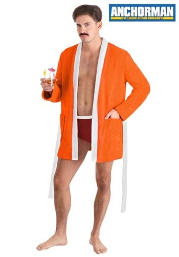 Adult Pool Party Ron Burgundy Costume