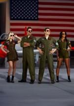 Women's Flight Suit Romper Top Gun Costume Alt 3