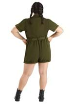 Women's Plus Top Gun Romper Costume Alt 7