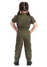 Girls Toddler Flight Suit Top Gun Costume Alt 1