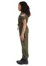 Girl's Flight Suit Top Gun Costume Alt 4