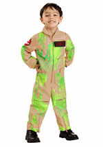 Toddler Slime Covered Ghostbusters Costume Alt 1