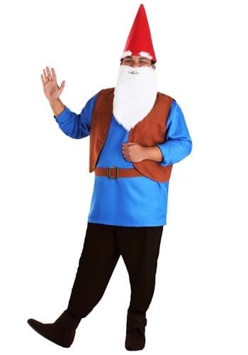 Men's Plus Size Gnome Costume 
