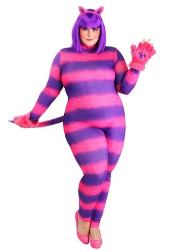 Plus Size Womens Sexy Cheshire Cat Bodysuit