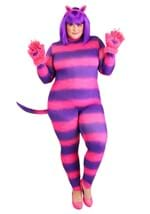 Plus Size Womens Sexy Cheshire Cat Bodysuit Alt 1